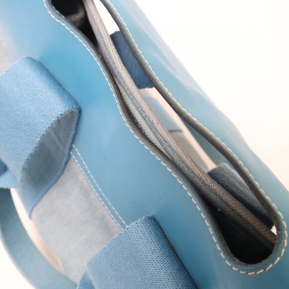 Hermès Vintage Swift Valparaiso Tote PM Blue Jean - Picture 9 of 16